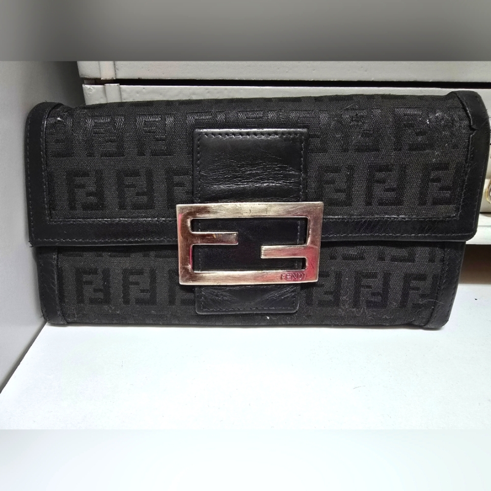 Fendi Black Wallet